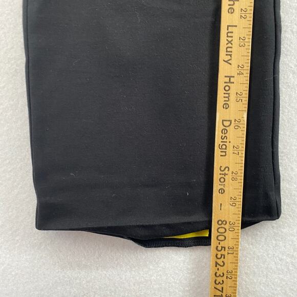 EILEEN FISHER Pants PS Stretch Ponte Full Length Straight Leg Trouser Black - Picture 10 of 13